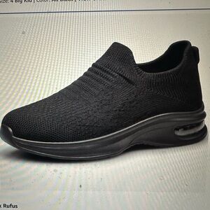 Black Slip-On Sneakers